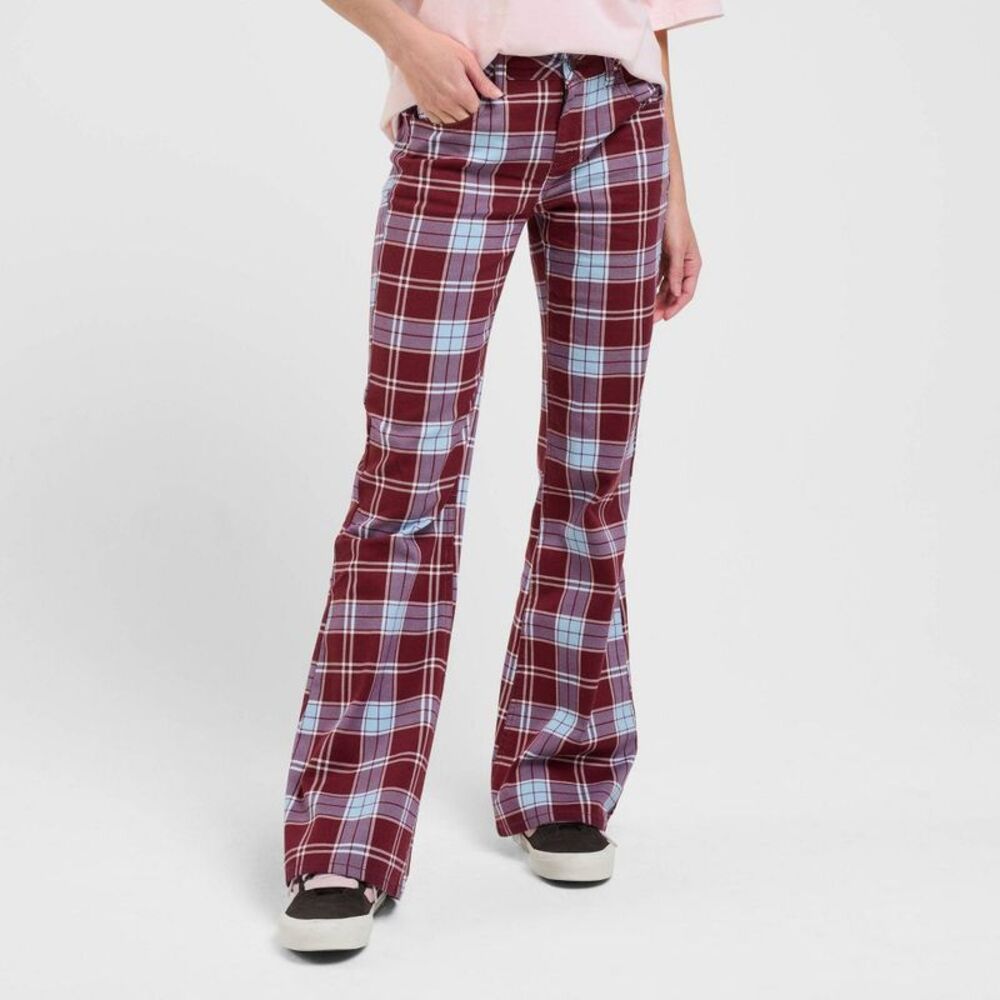 Women's dELiA*s Plaid Pants - Brown Plaid 14